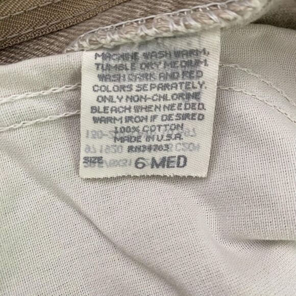 Vintage Riders Jeans Womens 6 Medium Eased Fit Tapered Leg Made USA 90s - Picture 6 of 7